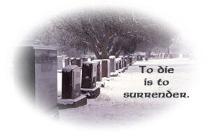 a row of headstones in the snow