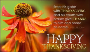 Happy Thanksgiving fall flowers