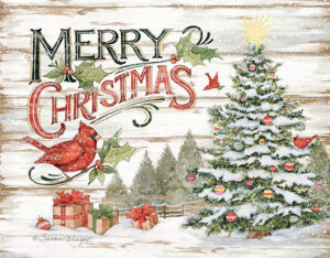 a vintage Christmas card