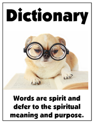 Image link to dictionary of spiritual terms published by CBT Publications